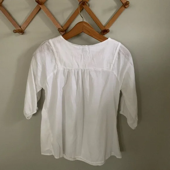 Gap Kids White Squareneck Top Size XXL - Picture 4 of 4